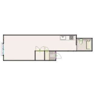 フラワーリバーII【1階】の間取り