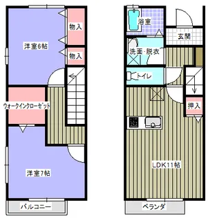 岡山県総社市総社2【一戸建】の間取り