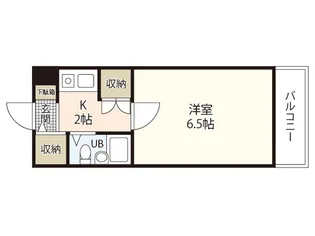 メルヘンマンション矢野東【2階】の間取り
