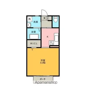 ラフォンテ・レパード【2階】の間取り