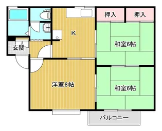 メゾン松波A【2階】の間取り