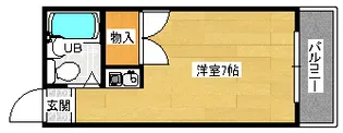 Fitsビル段原南【4階】の間取り