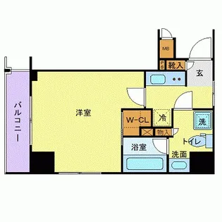 ALTERNA銀座【10階】の間取り