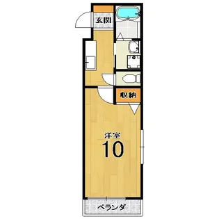 メゾン・エクセル(ウエスト)【2階】の間取り