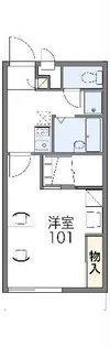 レオパレスまき【1階】の間取り