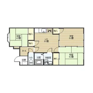 愛知県名古屋市守山区新城【マンション】の間取り