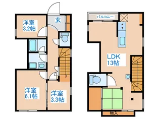 SILVERADO方南の間取り