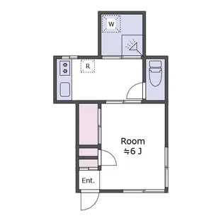 幸栄ハイツ【2階】の間取り