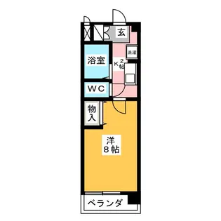 ヴィラグランデII【2階】の間取り