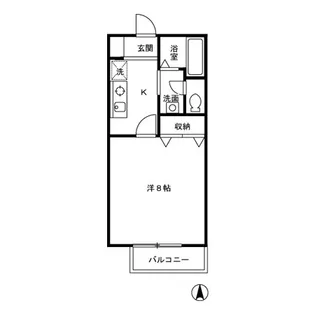 東京都練馬区高松1【アパート】の間取り