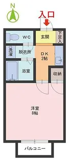 アネックス3&3【1階】の間取り