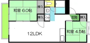 ボーヴィラージュ和田II B棟【1階】の間取り