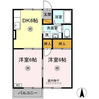 パストラル【1階】の間取り