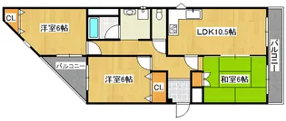 ティーエスコート【1階】の間取り