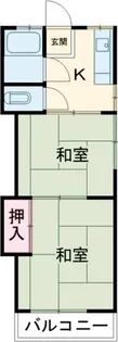 吉田荘【2階】の間取り