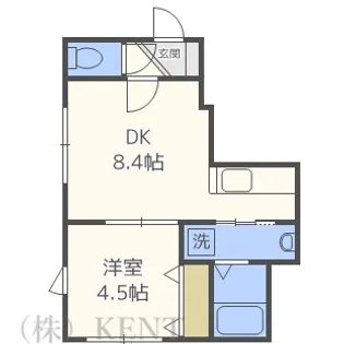 クラウディア山の手【2階】の間取り