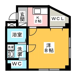 Petit Corpo Trois【プチコーポ・トロワ】【1階】の間取り