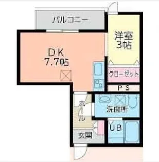 メリディアン迫参番館【3階】の間取り