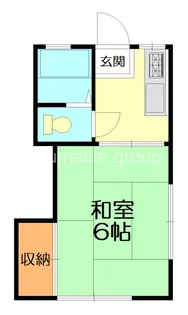 神奈川県秦野市本町3【アパート】の間取り