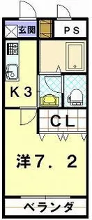 ビューパレスSAKURA【2階】の間取り