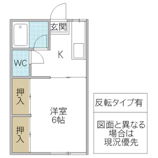 三宅コーポ B棟【2階】の間取り