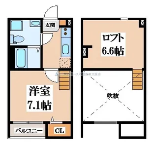 Yutopia(ユートピア)【1階】の間取り