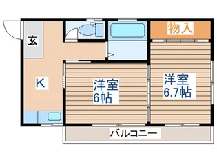 NNコーポ【1階】の間取り