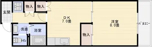ニドムコート【2階】の間取り