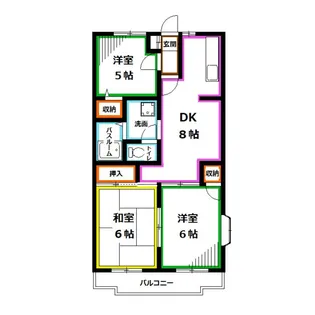 カーサ エミネンス【3階】の間取り