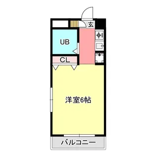 エクセランス岐阜西【3階】の間取り