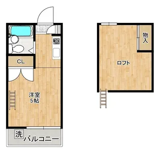 クリエイト西川口第3【1階】の間取り