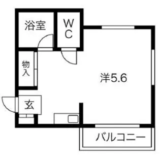 ビリオン有瀬【2階】の間取り
