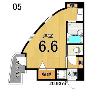 ホームズさいいん【7階】の間取り