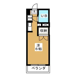 コーポオアシス【4階】の間取り