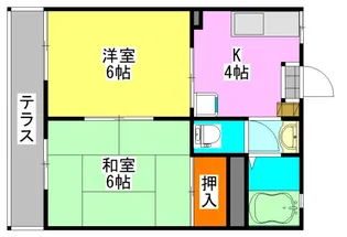 WIN HAZAMA【1階】の間取り