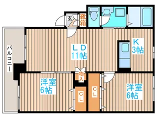 Palazzo Coccolo【1階】の間取り