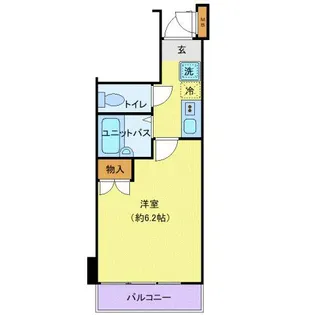 アイショウプラザ北五番丁【6階】の間取り