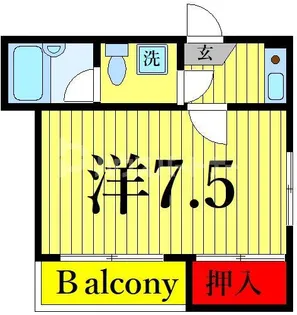 プレイス中村【2階】の間取り