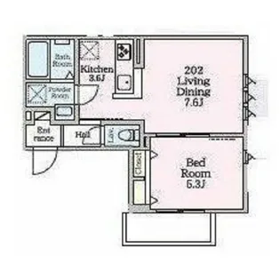 PRAIRIE?HEIGHTS(プレーリー?ハイツ)?【2階】の間取り