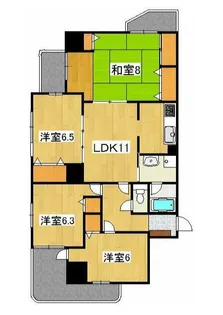 東京都練馬区大泉学園町1【マンション】の間取り