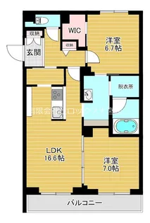 グレイスII【2階】の間取り