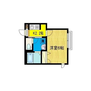 アーク新川崎【1階】の間取り