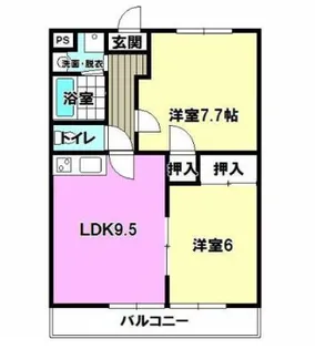 プルミエ【4階】の間取り