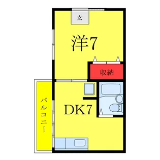 田中荘【2階】の間取り