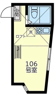 オアシス戸部B【1階】の間取り