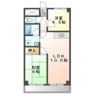 コーポ池田【4階】の間取り