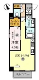 クレア【5階】の間取り