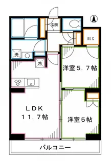 フレンシア高円寺【3階】の間取り