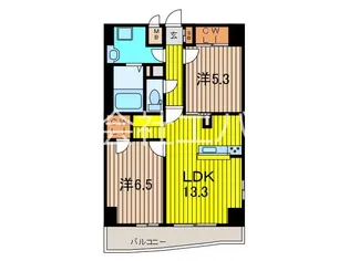 埼玉県川口市芝新町【マンション】の間取り