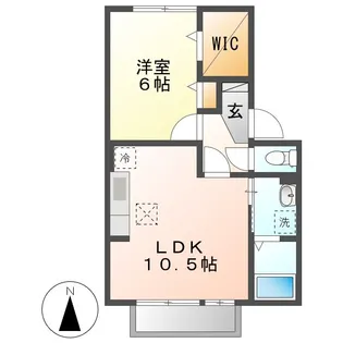 サンルーム戸田【1階】の間取り